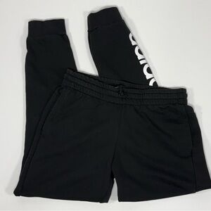 Adidas Black Logo Jogger Sweatpants M Medium Athletic Lounge